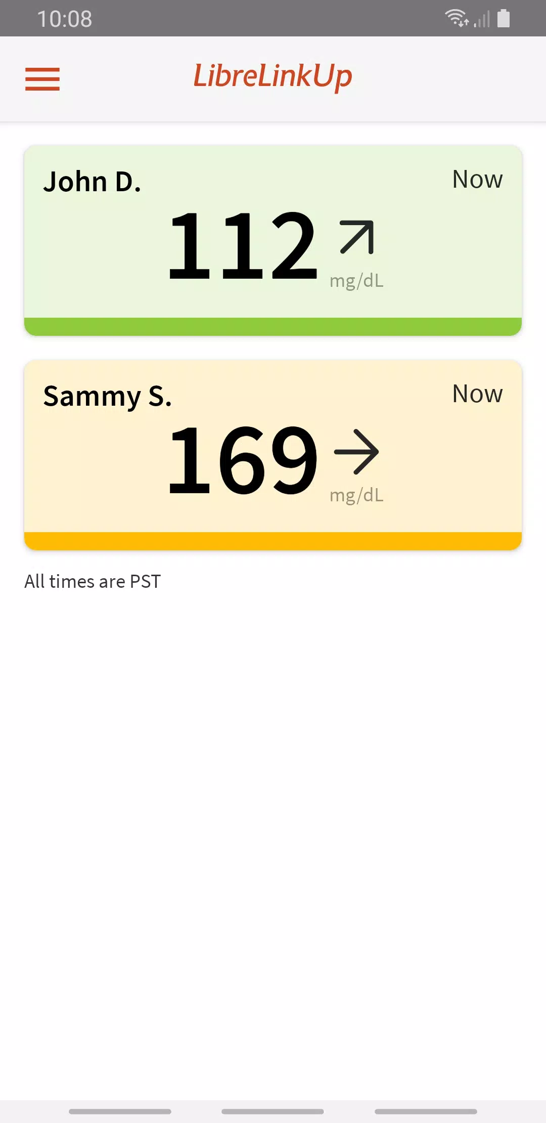 LibreLinkUp Captura de tela 2
