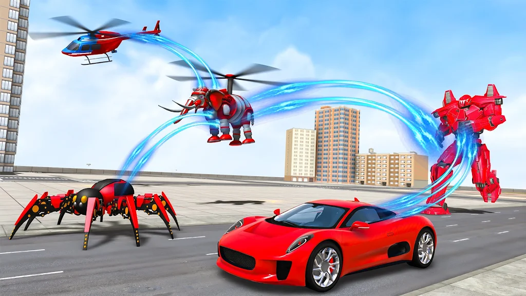 Spider Robot Games: Robot Car স্ক্রিনশট 2