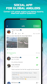 Rippton–Social  Fishing App, Fishing Map, Logbook স্ক্রিনশট 1