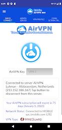 AirVPN Eddie Client GUI स्क्रीनशॉट 2