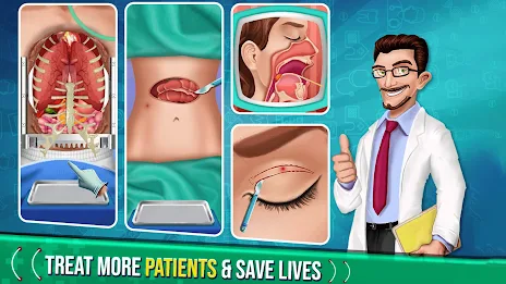 Offline Doctor Surgeon Games Zrzut ekranu 0