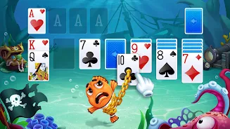 Solitaire - Fishland Screenshot 1