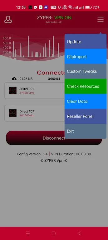 DP Tunnel VPN - Super Fast Net Screenshot 2