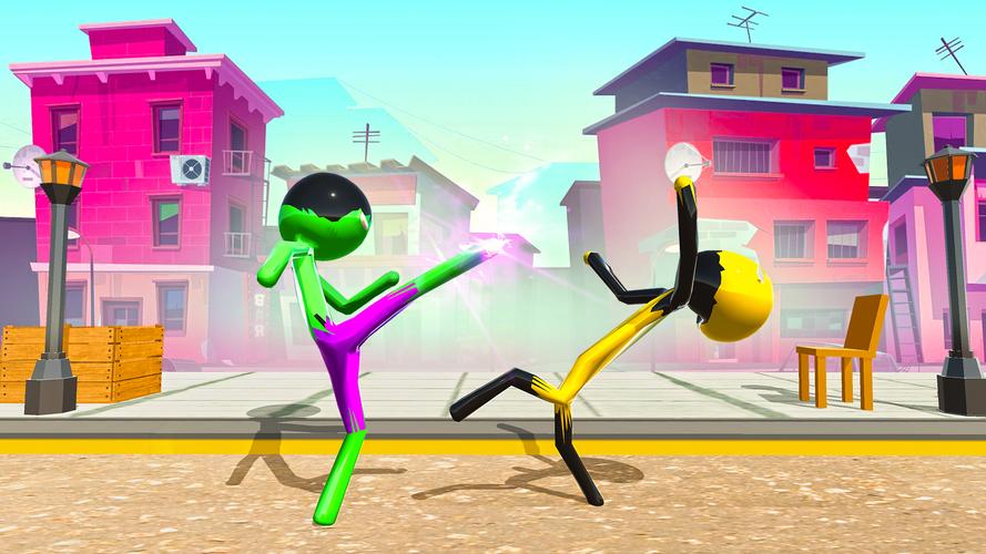 Stickman Ninja Fight: Ropehero Captura de tela 0
