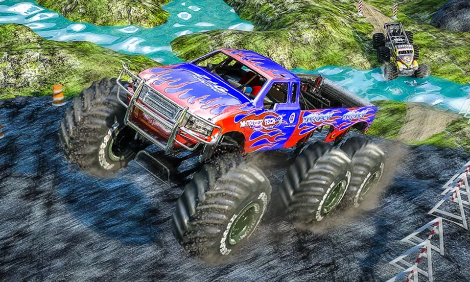 Monster 4x4 Offroad Jeep Stunt Racing 2019 스크린샷 0