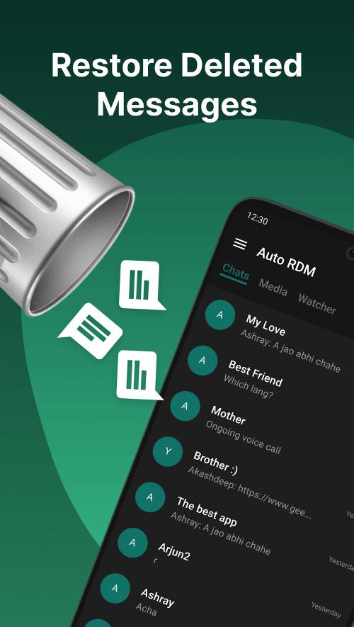 Auto RDM: Recover Messages स्क्रीनशॉट 2