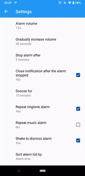Sun Alarm 螢幕截圖 2