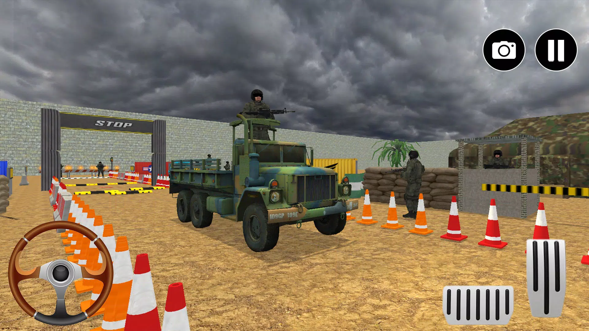 Army Truck Game Simulator 3D ဖန်သားပြင်ဓာတ်ပုံ 0