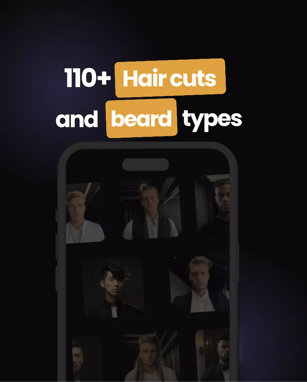 Men's Hair Cuts & Hairstyles Ekran Görüntüsü 0