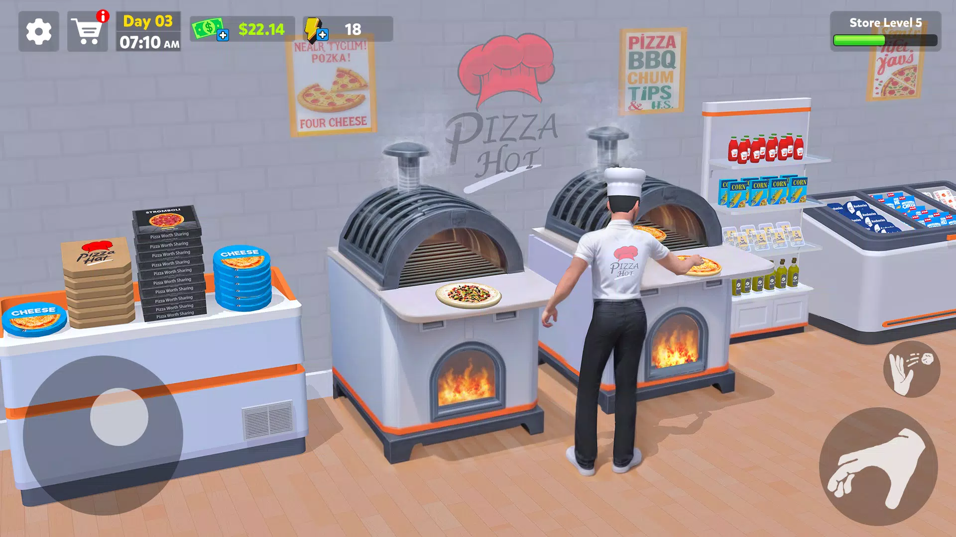 Pizza Shop Simulator 3D ภาพหน้าจอ 1