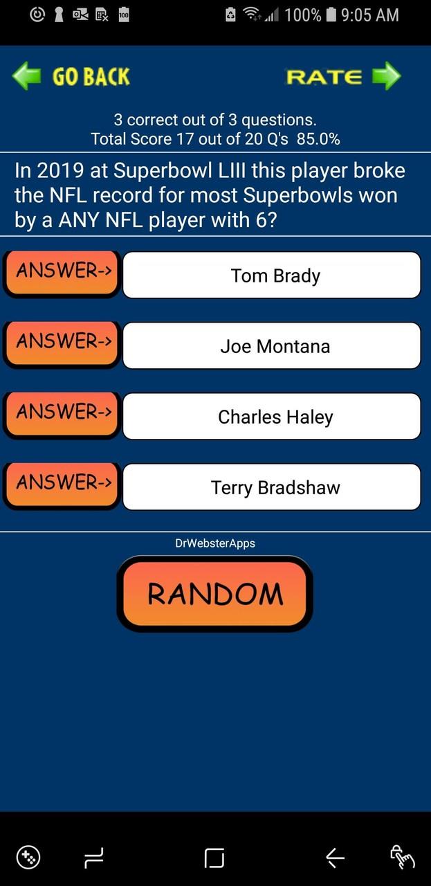 Trivia & Schedule Patriots Fan Screenshot 3