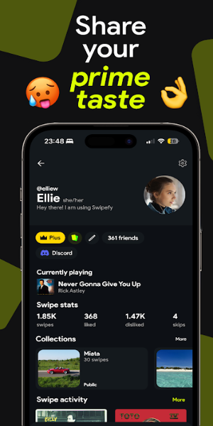 Swipefy for Spotify Captura de tela 1