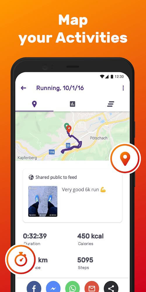 Corrida e Caminhada - FITAPP Screenshot 3