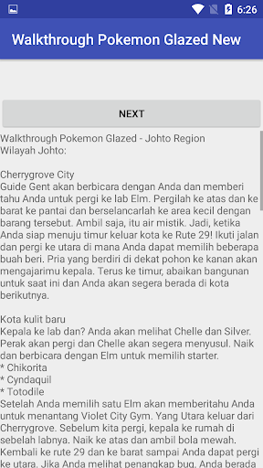 Walkthrough Pokemon Glazed New 螢幕截圖 2