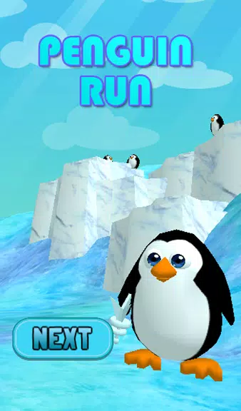 Penguin Run 3D Capture d'écran 0