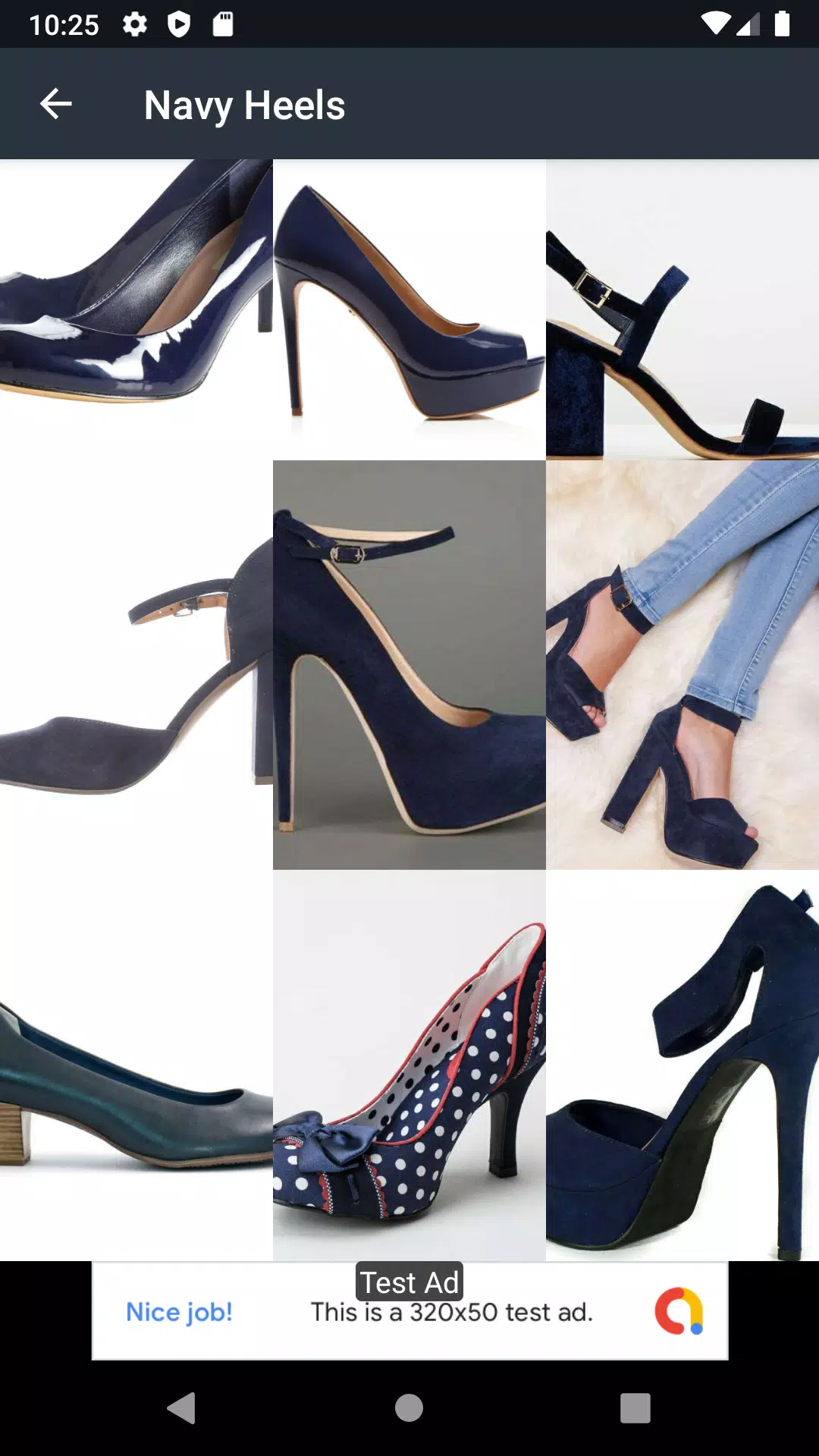 Navy Heels Ideas Schermafbeelding 1