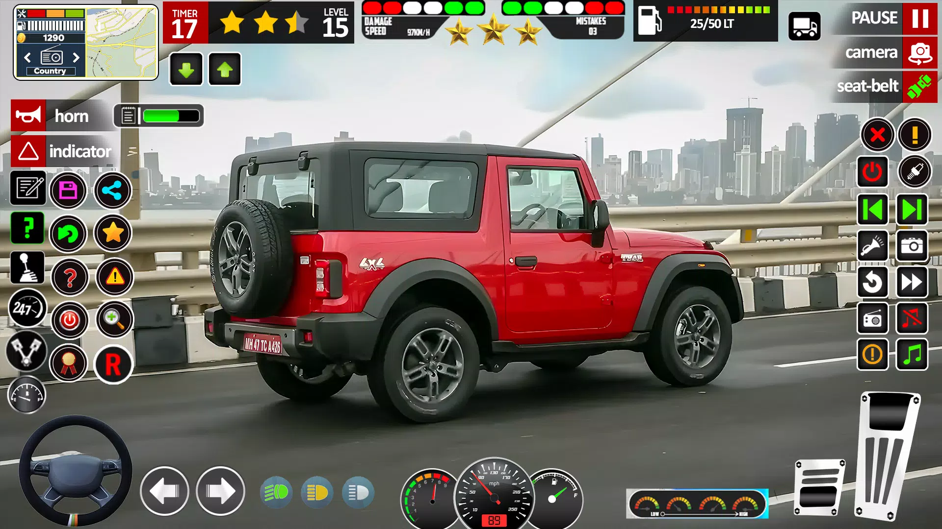 Jeep Driving Game 3d Simulator ဖန်သားပြင်ဓာတ်ပုံ 2