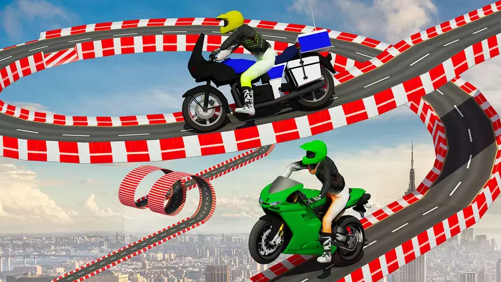 Stunt Bike Race Moto Drive 3D Schermafbeelding 0