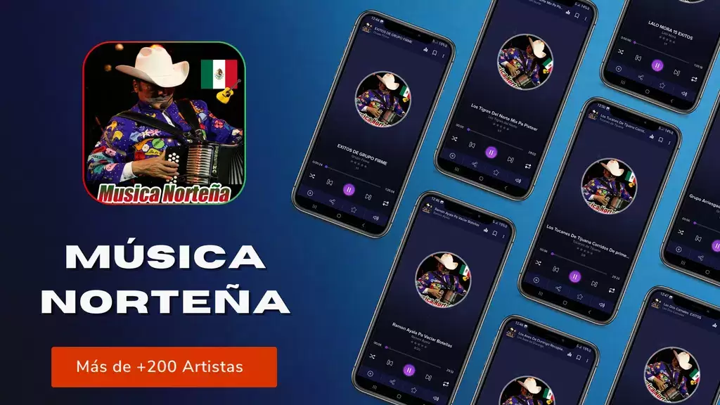 Música Norteña Mexicana ဖန်သားပြင်ဓာတ်ပုံ 0