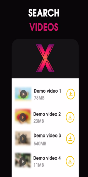 X Sexy Video Downloader ภาพหน้าจอ 1