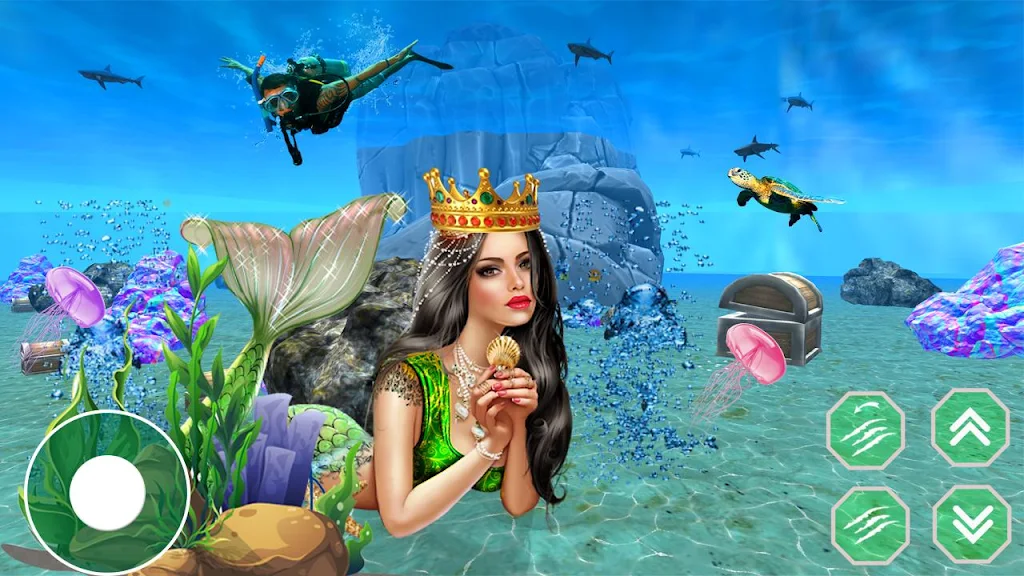 Mermaid Princess simulator 3D 스크린샷 1