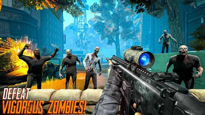 Zombie Hunter Game: Zombie War Capture d'écran 0