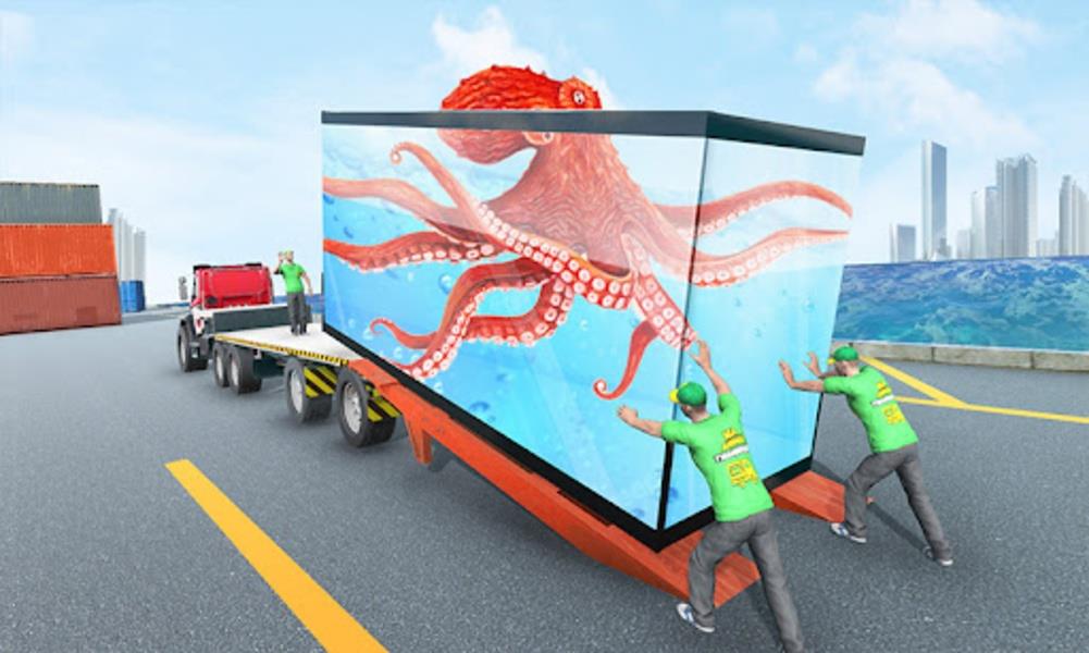 Sea Animal Transporter 2018: Truck Simulator Game স্ক্রিনশট 2