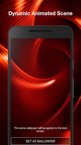 Red Live Wallpaper Zrzut ekranu 1