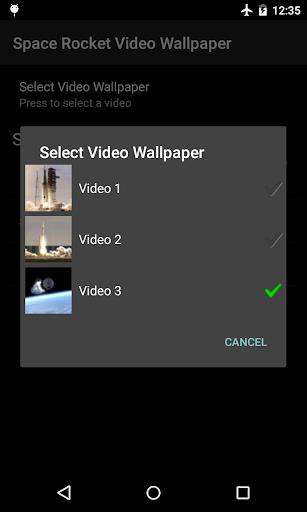 Space Rocket Video Wallpaper 螢幕截圖 3