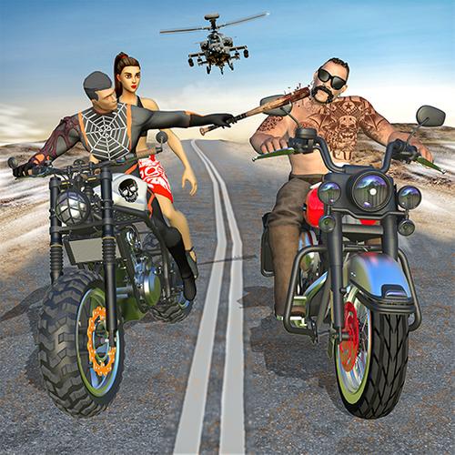 Gangster Bike: Real Race Game Zrzut ekranu 1