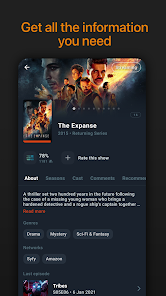 Moviebase: Trakt Movie Tracker 螢幕截圖 2