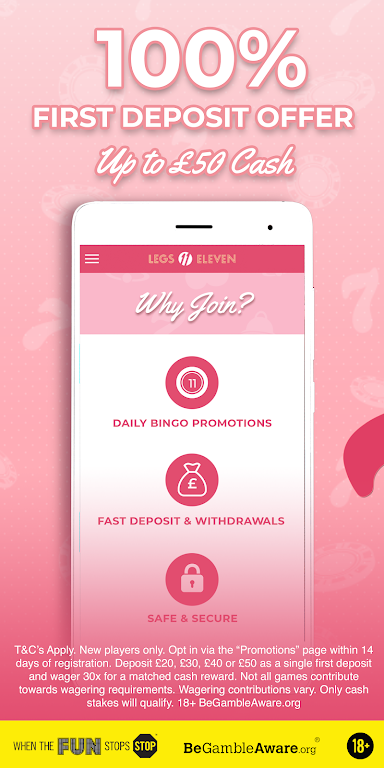 Legs 11 | Bingo, Slot & Casino Games应用截图第3张