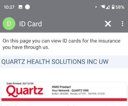Quartz MyChart 螢幕截圖 1