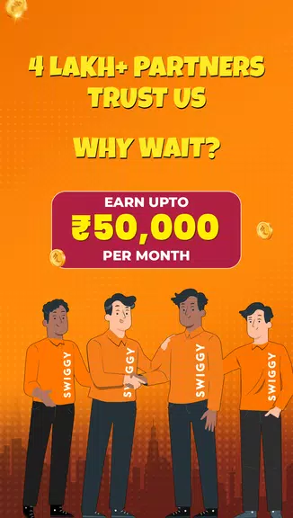 Swiggy Delivery Partner App Ekran Görüntüsü 1