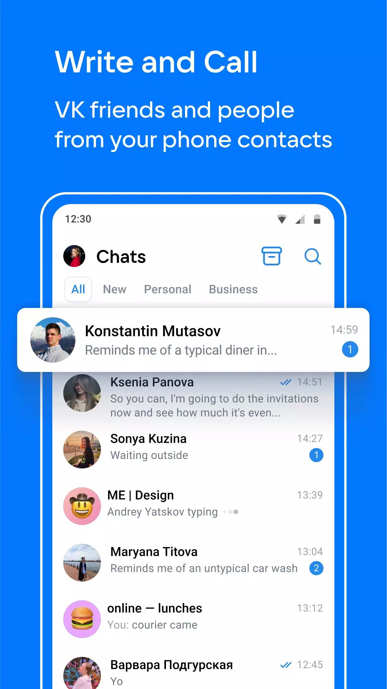 VK Messenger Ảnh chụp màn hình 0