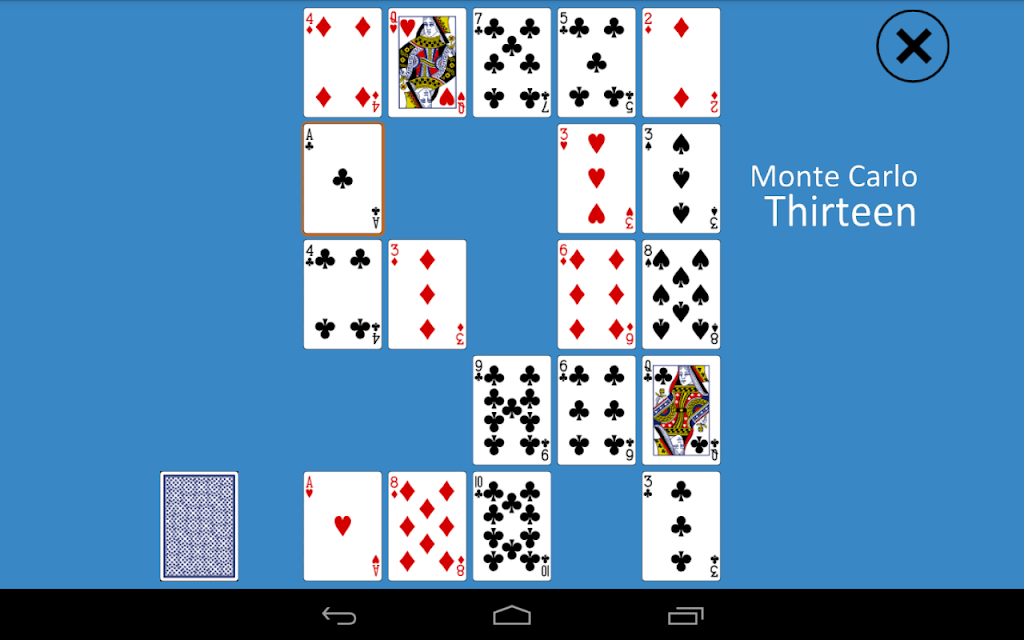 Schermata Solitaire Monte Carlo Plus 1