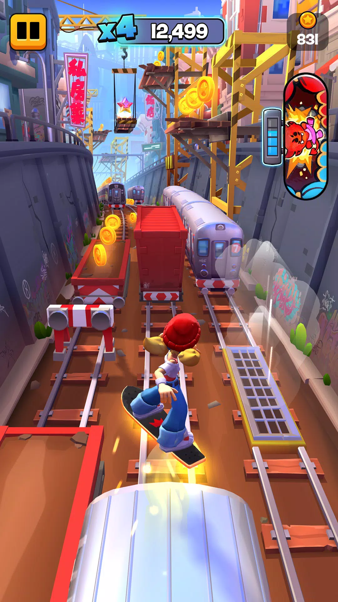 Subway Surfers City ဖန်သားပြင်ဓာတ်ပုံ 3