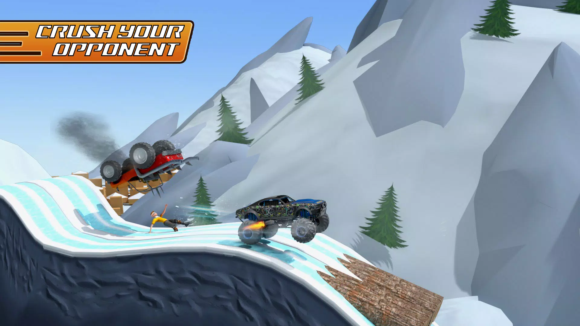 Uphill Racing - Hill Jump Game Ekran Görüntüsü 1