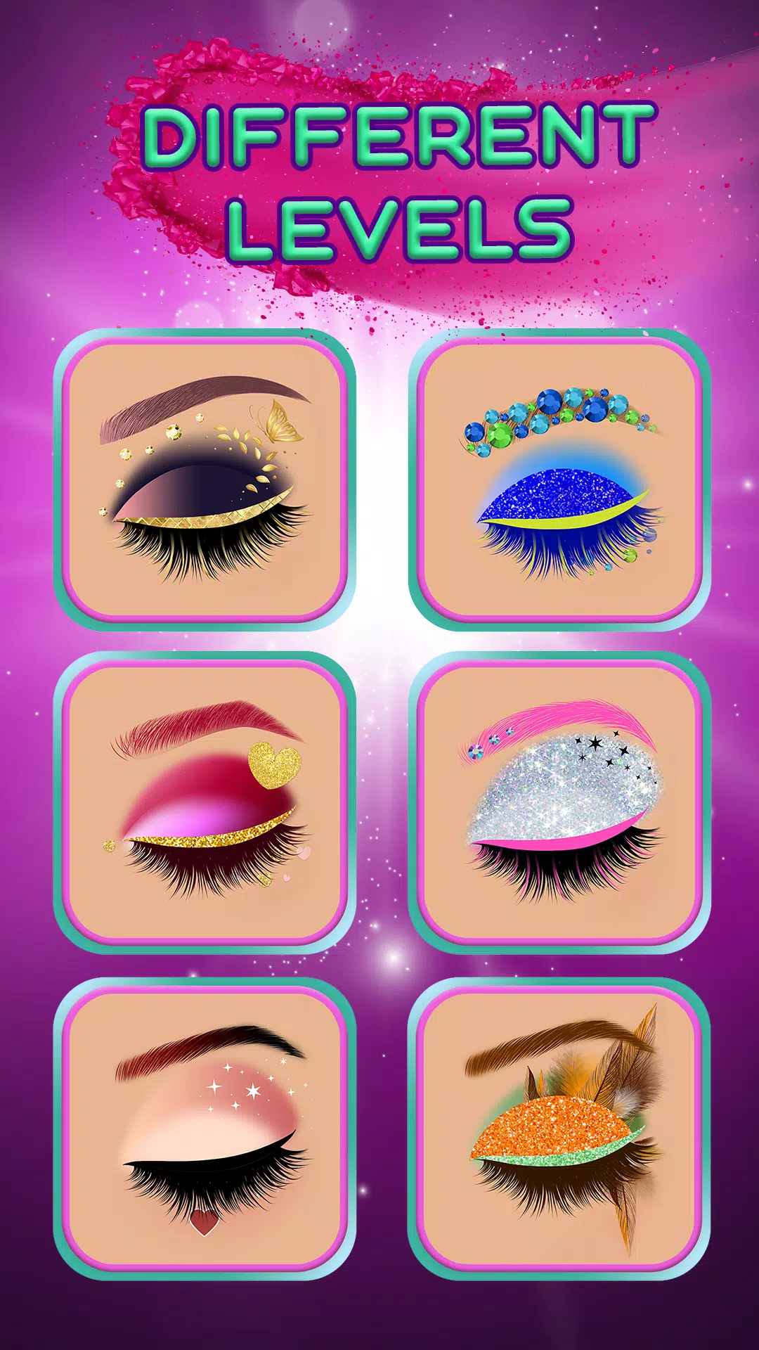 Eye makeup for girls Tangkapan skrin 1