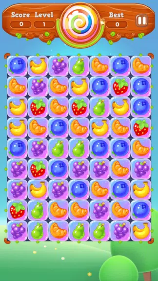 Fruit Melody - Match 3 Games Zrzut ekranu 2