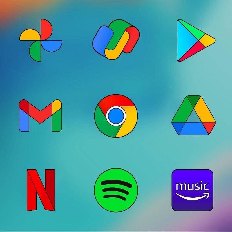 Oxigen HD – Icon Pack Скриншот 1