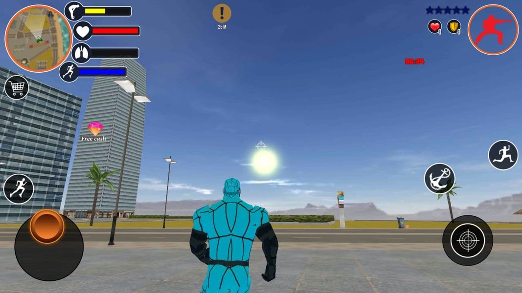 Rope Hero Spider: Héros Man 3D Screenshot 1