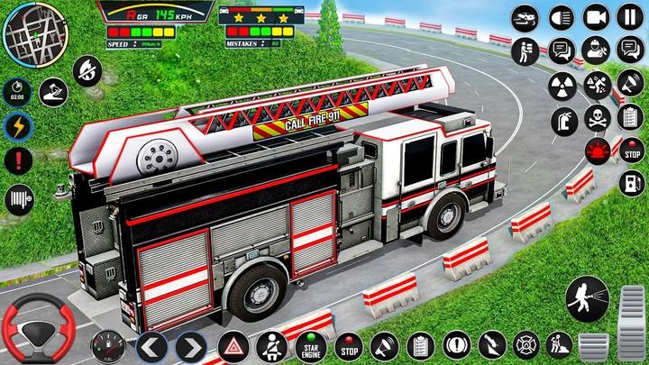 Schermata Firefighter: FireTruck Games 2