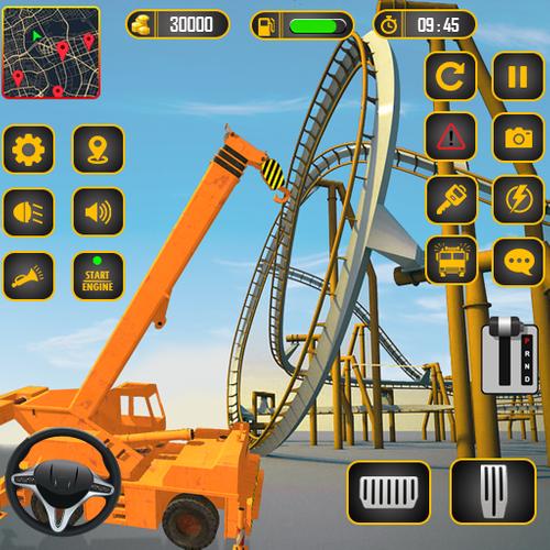 Roller Coaster Builder Game 螢幕截圖 0