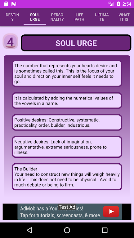 Pythagorean Numerology Calculator应用截图第3张