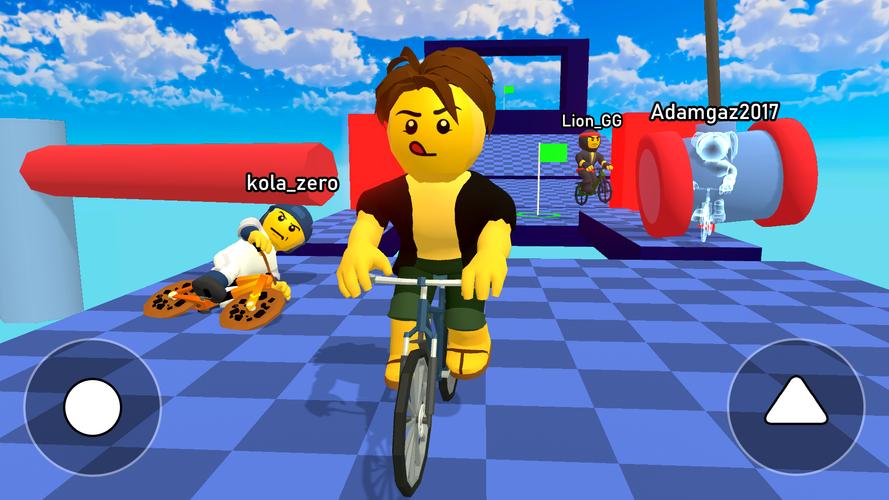 Obby bike: Parkour Adventure 螢幕截圖 1