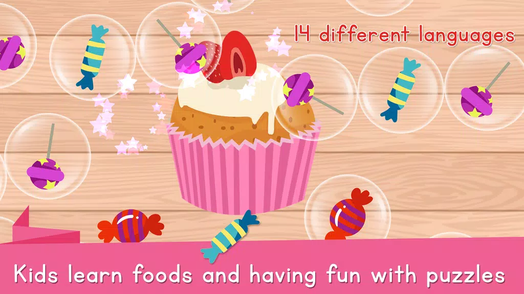 Food Puzzle for Kids ဖန်သားပြင်ဓာတ်ပုံ 3