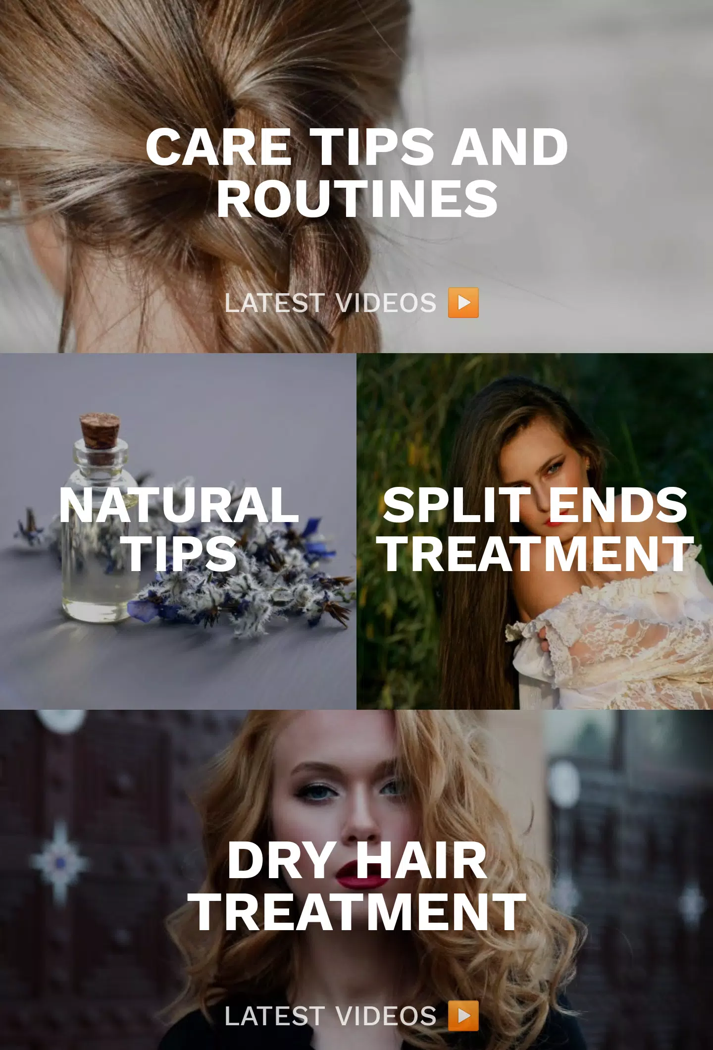 Haircare app for women Schermafbeelding 3