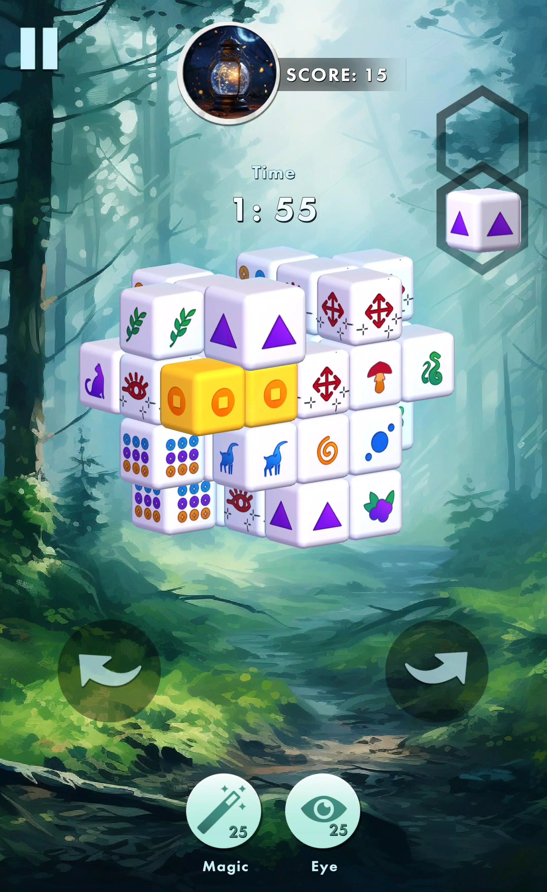 Mystic Mahjong tile match Schermafbeelding 0