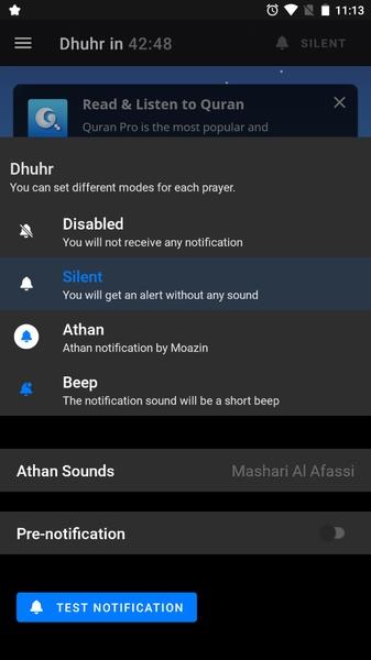 Athan Pro - Gebetszeiten Azan Screenshot 1